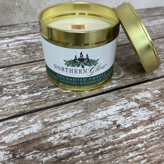 Enchanted Forest | 20cl Tin | Wood Wick Candle
