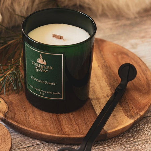 Enchanted Forest | Wood Wick Candle | Rapeseed and Coconut Wax Blend