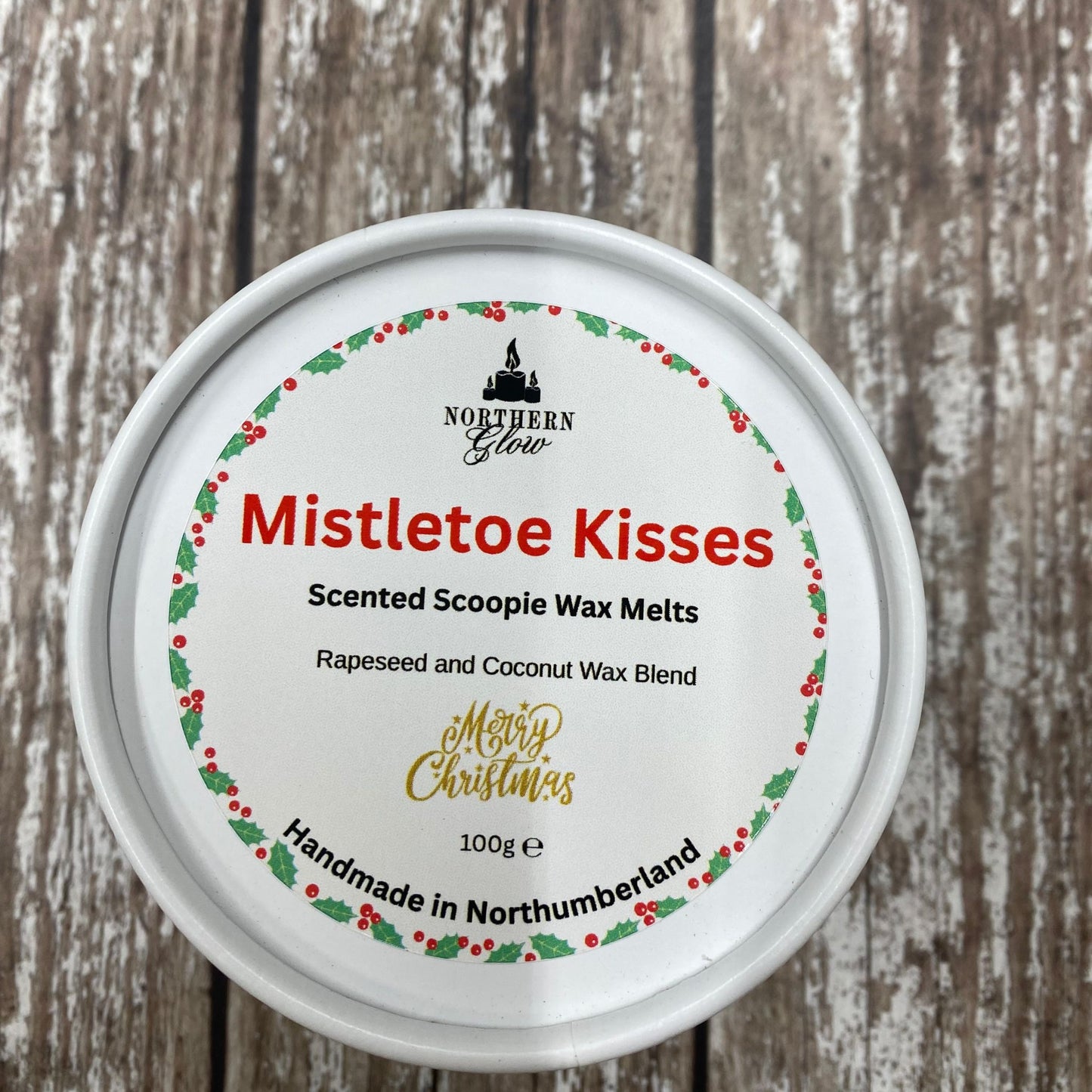 Mistletoe Kisses Wax Melt | Rapeseed and Coconut Wax Blend